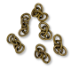   A Heavy Duty Precut Rosary Chain - Soldered Bronze 4 Link Segments - 100 pcs