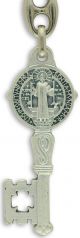  St Benedict Key Shaped Key chain