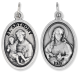  St Anthony / Sacred Heart of Jesus Medal - 1