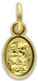 Holy Family / St Joseph Medal, Gold Plated - 9/16