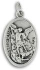  St. Michael Medal - Patron Saint of Soldiers/Police Officers/Paramedics   (Minimum quantity purchase is 3)