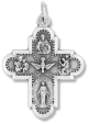   5-way Cross Medal 1-1/8 in    (Minimum quantity purchase is 2)