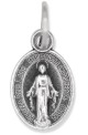 Mini Miraculous Medal Latin - 1/2 Inch Italian Charm  (Minimum quantity purchase is 5)