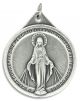  Large Round Miraculous Medal in Latin- 1 1/2 inch    (Minimum quantity purchase is 1)