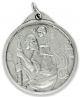  XL St Christopher / Basilicas of Rome Aluminum Medal - 1 1/2