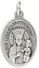 Our Lady of Czestochowa Medal 1 inch  (Minimum quantity purchase is 5)