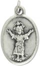  Divino Nino Medal - Italian Silver OX 1 inch (Minimum quantity purchase is 3)