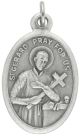   Saint Gerard Medal/ Fertility - Italian Silver OX 1 inch    (Minimum quantity purchase is 3)