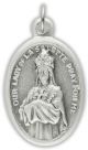   Our Lady of La Salette Medal - Italian Silver OX 1 inch (Minimum quantity purchase is 3)