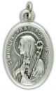  Saint Bridget Patron Saint Medal - Italian Silver OX 1 inch   (Minimum quantity purchase is 3)