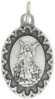  Guardian Angel Medal with Scalloped Edge - 1 inch  (Minimum quantity purchase is 3)