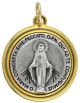  Two-Toned Miraculous Medal  - 1