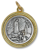 Our Lady of Fatima 100 Year Anniversary Two Tone Medal - 1