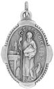  St Benedict / Pray For Us Medal - Unique Oval Shape - 1 inch   (Minimum quantity purchase is 3)