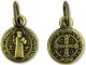   St Benedict Medal - Round 1/2 inch - Bronze  (Minimum quantity purchase is 5)