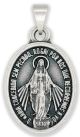 Our Lady of the Miraculous Medal, Antique Silver - 7/8
