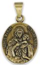 Our Lady of Schoenstatt / Shrine Medal, Antique Gold - 1