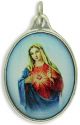  Immaculate Heart Mary / Pray for Us Full Color Medal - 1