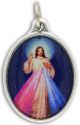  Divine Mercy / Jesus I Trust in You Full Color Medal - 1