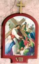  Stations of the Cross Set of 14 - Cherry 13 inch - Made in Italy  