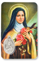 St Therese Prayer Card with Medal (Minimum quantity purchase is 1)