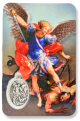 St Michael Prayer Card with Medal (Minimum quantity purchase is 1)