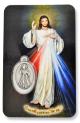  Divine Mercy Jesus Prayer Card with Medal - Spanish   (Minimum quantity purchase is 1)