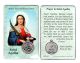  Saint Agatha Prayer Card with Medal (Breast Cancer)    (Minimum quantity purchase is 1)