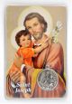   Saint Joseph Prayer Card with Medal 