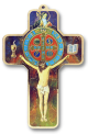  Picture Cross on Wood - St Benedict Crucifix 