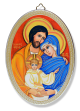 The Holy Family (Vibrant) Oval Wall Plaque - 5 3/4