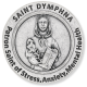 Saint Dymphna Pocket Token - Patronage: Stress, Anxiety, and Mental Health   (Minimum quantity purchase is 1)