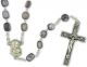 River Pearl Stone Rosary in Gray - 20