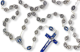  Blue Accent Miraculous Medal Rosary - 19