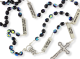 The Mysteries Rosary with Black Crystal 8 mm Beads - 22