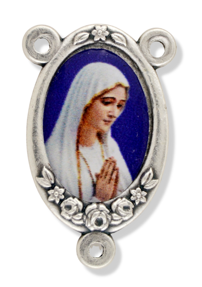    Our Lady of Medjugorie Color Image Center Piece - 1 inch *  (Minimum quantity purchase is 5)