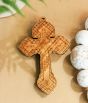 Pardon Crucifix Pendant - 3 3/4" Olivewood, Made in Italy  *  (Minimum quantity purchase is 1)  