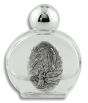 Our Lady of Lourdes Glass Holy Water Bottle - 1.5 oz Travel Size, Made in Italy  (Minimum quantity purchase is 1)