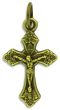   Small Leaf Sunburst Crucifix - 1 inch Bronze   (Minimum quantity purchase is 2)