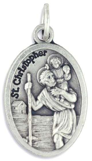  St. Christopher Medal (Patron Saint of Travelers) (Minimum quantity purchase is 1)