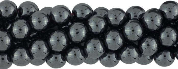  Hematite Rosary Beads 6mm - Pkg of 60 (Minimum quantity purchase is 1)
