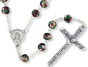 Purple Cloisonne Linked Rosary with 8mm Beads - 18"    (Minimum quantity purchase is 1)  