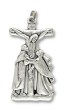  Large Stations of the Cross Pieta Crucifix - 2 1/2"   (Minimum quantity purchase is 1)