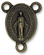   Miraculous Medal Center Piece - 1/2 inch Bronze  (Minimum quantity purchase is5)