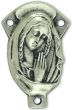 Our Lady of Sorrows Silhouette Rosary Center - 1 1/4" Silver Oxidized, Made in Italy * (Minimum quantity purchase is 2)