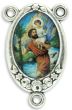  St. Christopher Color Image Center Piece -1 inch  * (Minimum quantity purchase is 5)