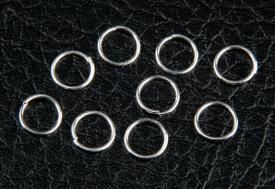  Jump Rings 3 mm Diameter -.6mm Thick, Pkg. 500  (Minimum quantity purchase is 1)