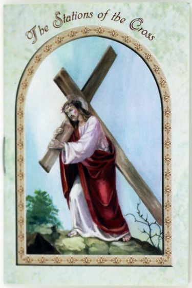 The Stations of the Cross Mini Booklet - Full Color   (Minimum quantity purchase is 1)