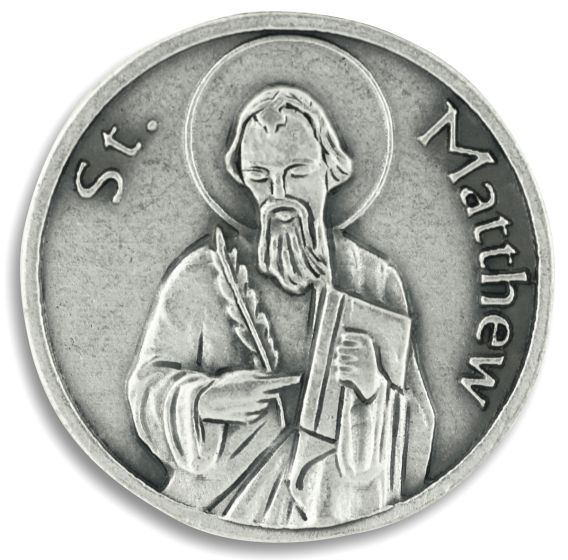St Matthew Pocket Token   (Minimum quantity purchase is 1)