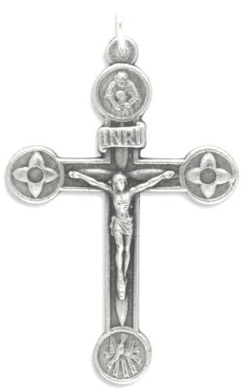  Die Cast Metal Crucifix / Forgiveness - Holy Spirit - 1 3/4 inch   (Minimum quantity purchase is 1)